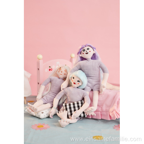 customize soft doll girl stuffed plush toy